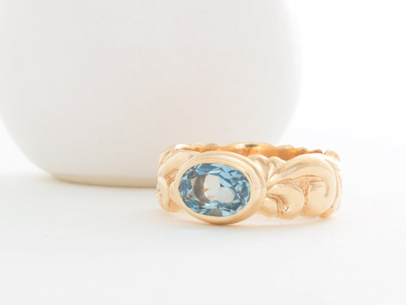 Re-styling An Aquamarine Ring - Pamela Lauz Jewellery