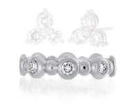 Pamela Lauz Jewellery - Bubble Diamond Bezel Bands