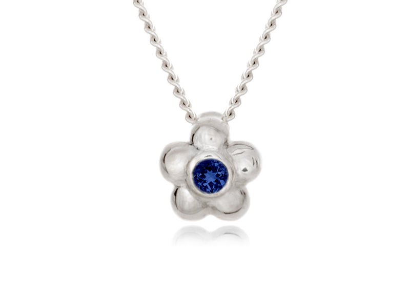 Blossom Dainty Sapphire Necklace - Pamela Lauz Jewellery