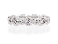 Bubble Diamond Bezel Bands - Pamela Lauz Jewellery
