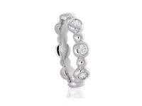 Bubble Diamond Bezel Bands - Pamela Lauz Jewellery