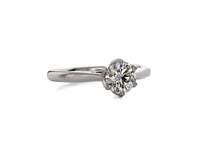 Classic Tulip Diamond Solitaire Engagement Ring - Pamela Lauz Jewellery