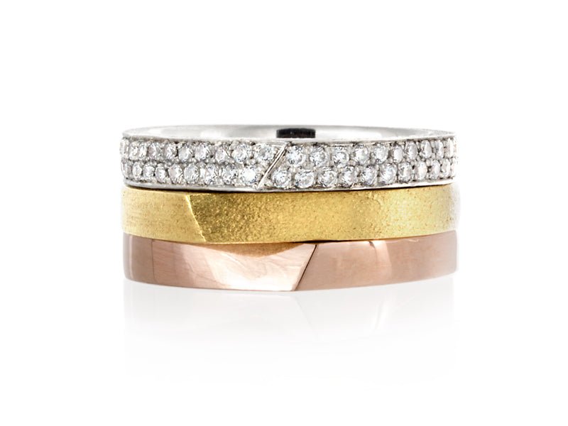 Edge Custom Stacking Rings - Pamela Lauz Jewellery