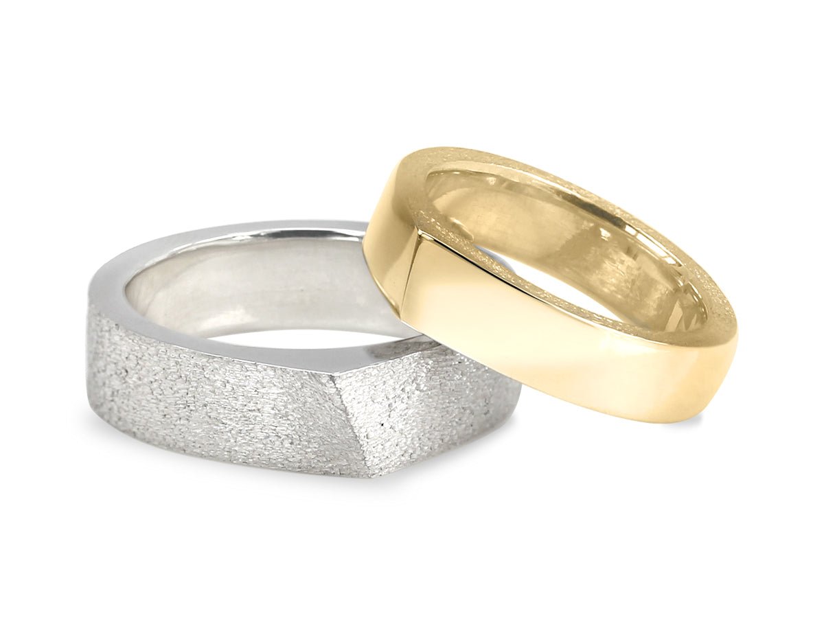 Edge Custom Stacking Rings - Pamela Lauz Jewellery