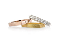 Edge Custom Stacking Rings - Pamela Lauz Jewellery