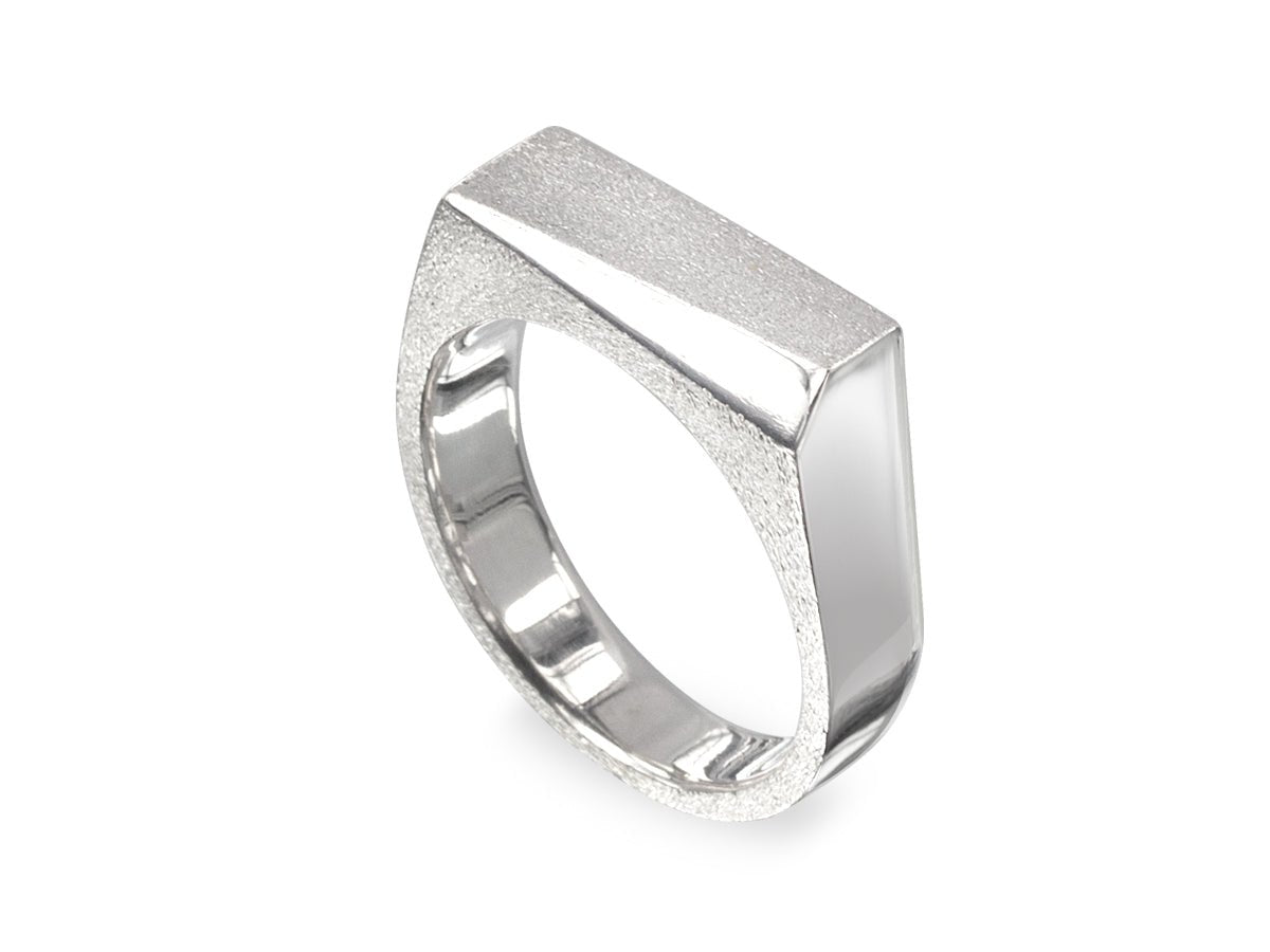 Facets 'The Slice' Men's Ring - Pamela Lauz Jewellery