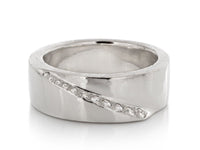 Kimono Diamond Wedding Band - Pamela Lauz Jewellery