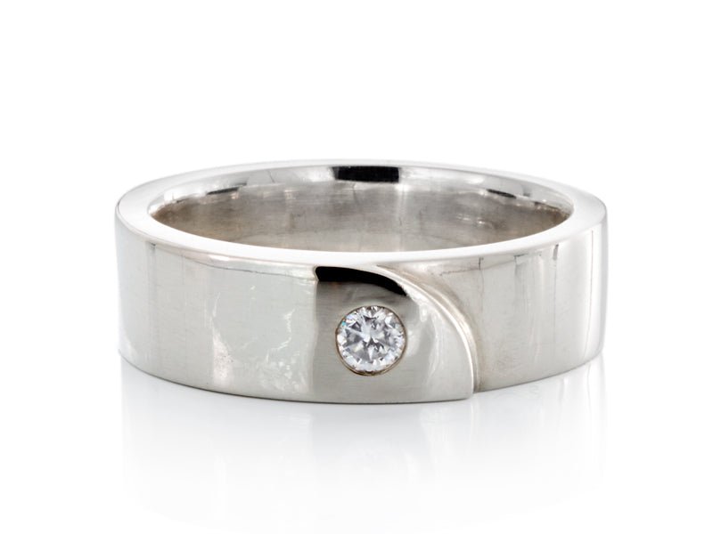 Kimono Round Diamond Ring - Pamela Lauz Jewellery
