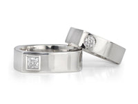 Kubo Wedding Rings - Pamela Lauz Jewellery