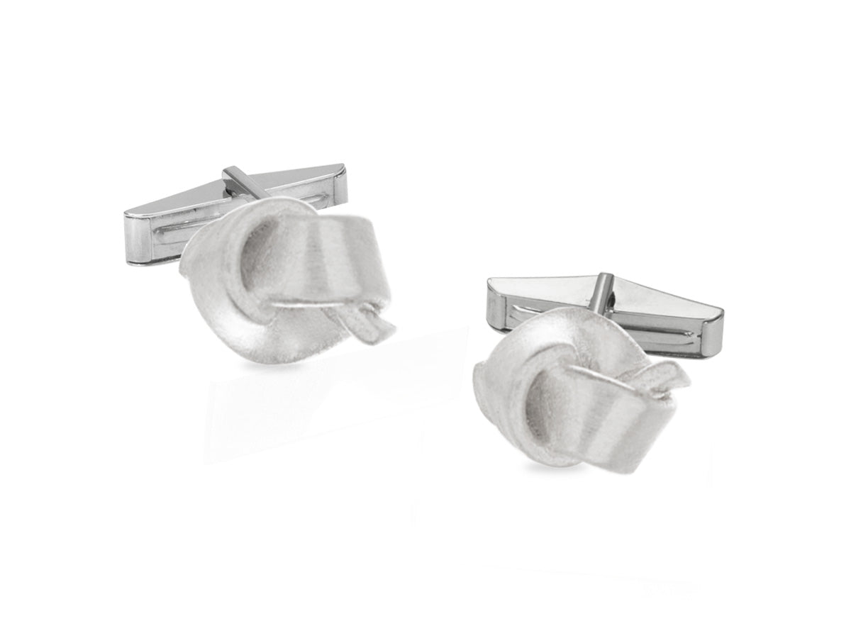 Lasso Silver Cufflinks - Pamela Lauz Jewellery