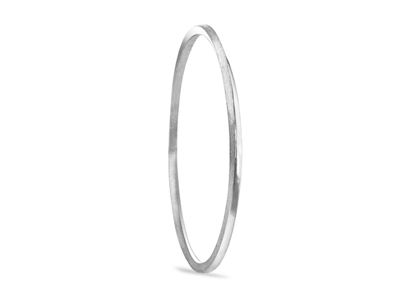 Mobius Silver Bronze Twist Bangle - Pamela Lauz Jewellery