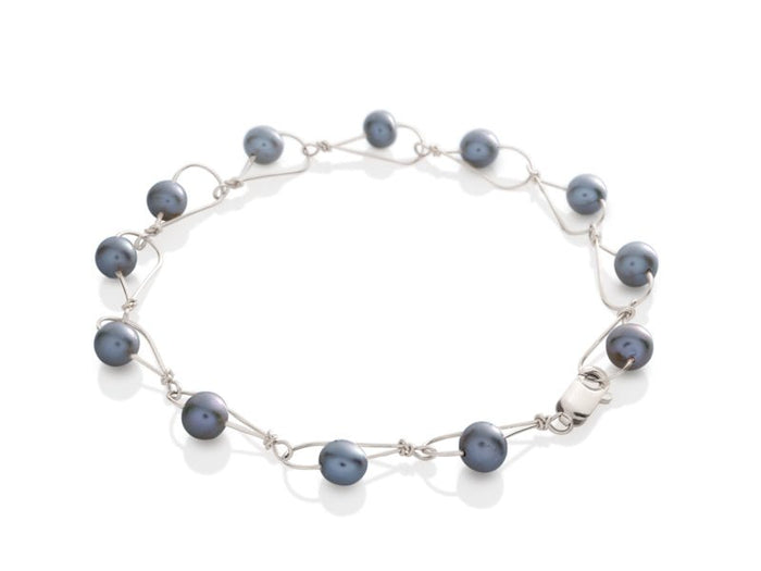 Rain Black Pearl Bracelet - Pamela Lauz Jewellery