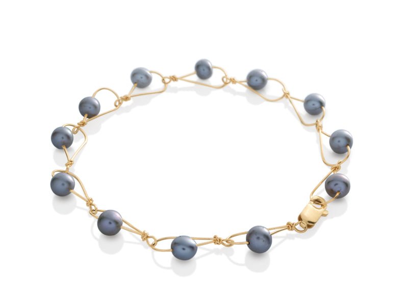 Rain Black Pearl Bracelet - Pamela Lauz Jewellery