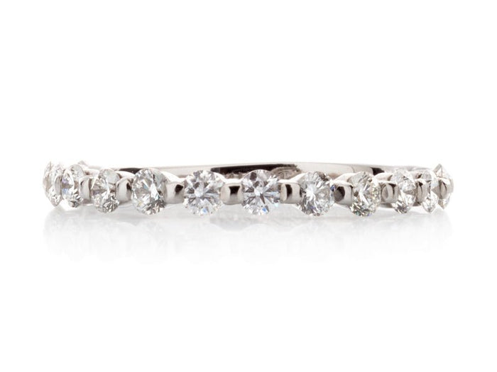 Round Bead Diamond Eternity Band - Pamela Lauz Jewellery