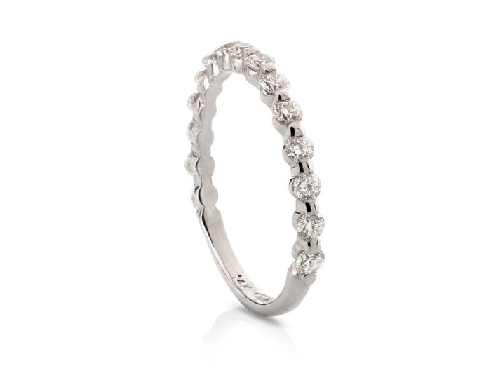 Round Bead Diamond Eternity Band - Pamela Lauz Jewellery