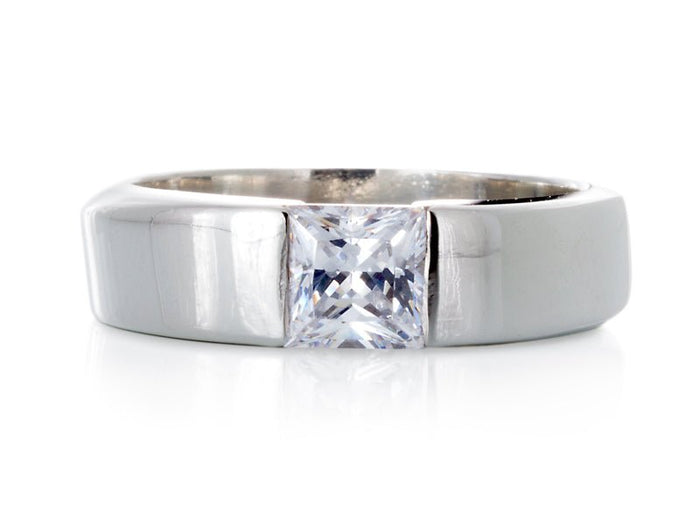 Solstice Princess Diamond Wedding Ring - Pamela Lauz Jewellery