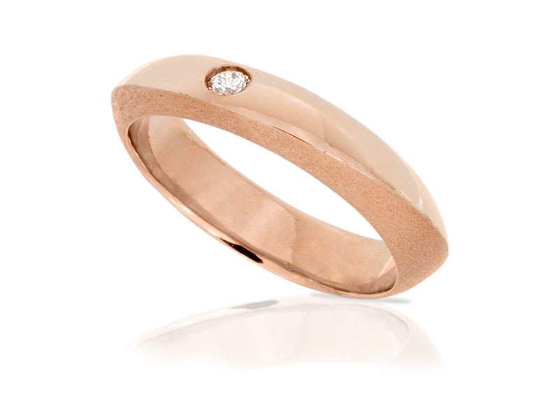 Solstice Rose Gold Band - Pamela Lauz Jewellery