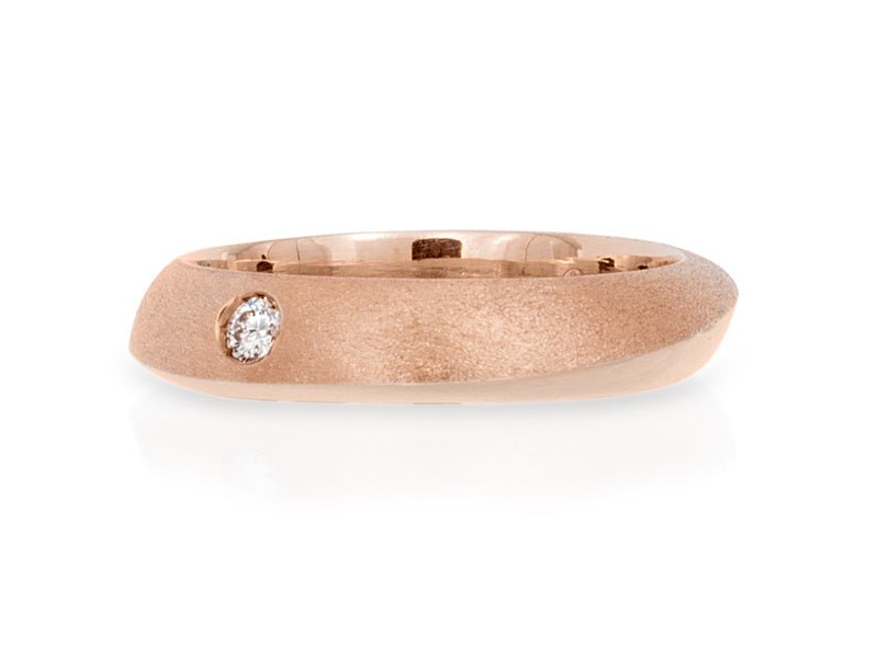 Solstice Rose Gold Band - Pamela Lauz Jewellery