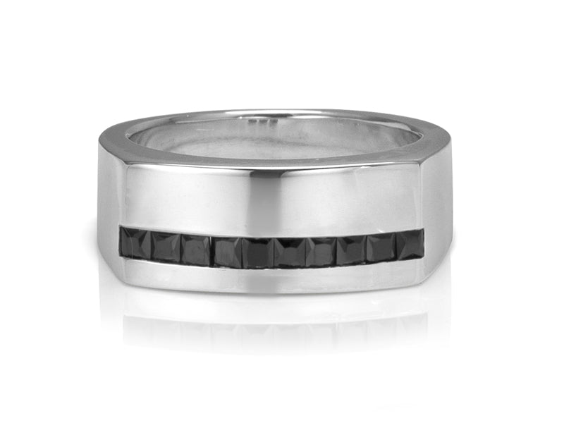 Surface Black Diamond Ring - Pamela Lauz Jewellery