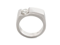Surface Ring with Channel-set Diamond - Pamela Lauz Jewellery