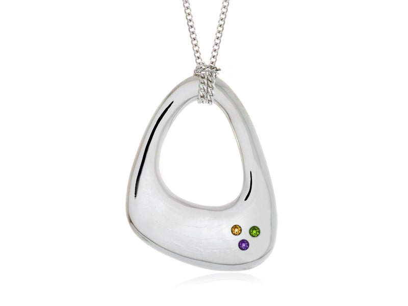 Terra Pebble Necklaces with Birthstones - Pamela Lauz Jewellery