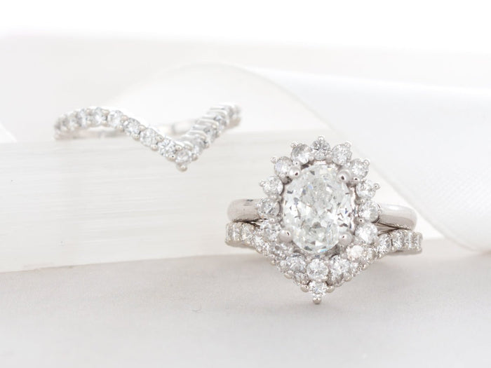 V-shaped Diamond Eternity Band - Pamela Lauz Jewellery