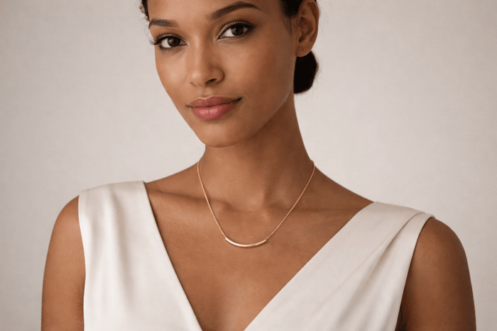 Element Minimalist Arc Necklace - Pamela Lauz Jewellery