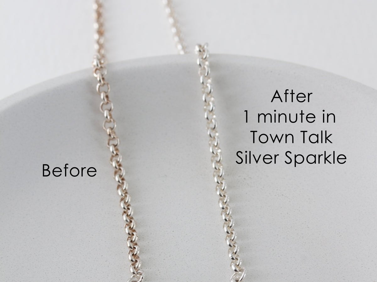 Town Talk Silver Sparkle - Pamela Lauz Jewellery