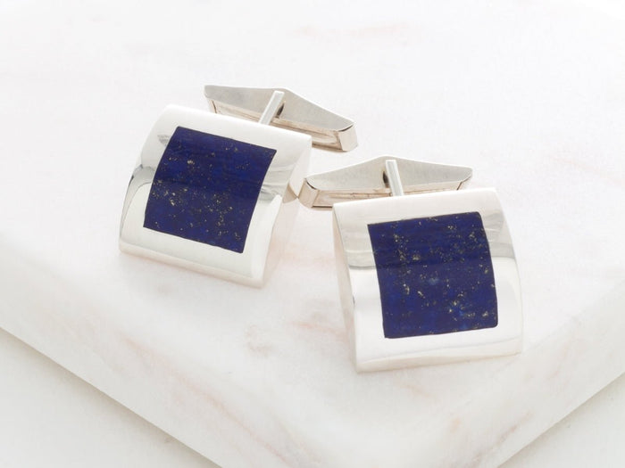 Amulet Lapis Lazuli Cufflinks - Pamela Lauz Jewellery