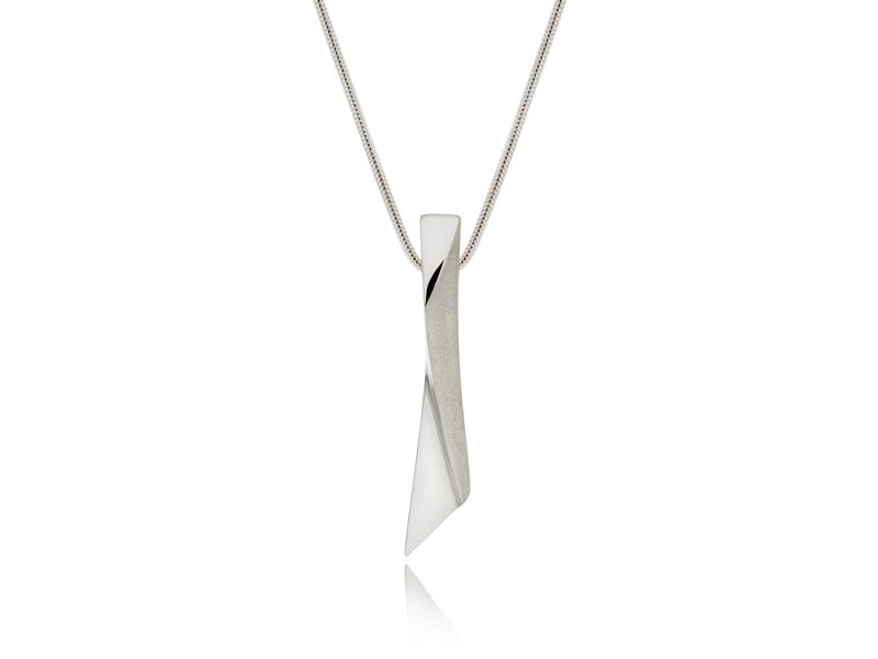 Apex Medium Modern Bar Necklace - Pamela Lauz Jewellery