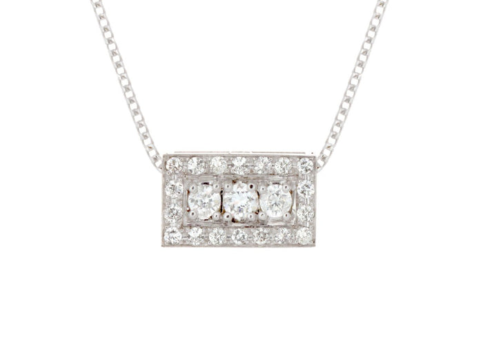 Art Deco Diamond Convertible Pendant - Pamela Lauz Jewellery