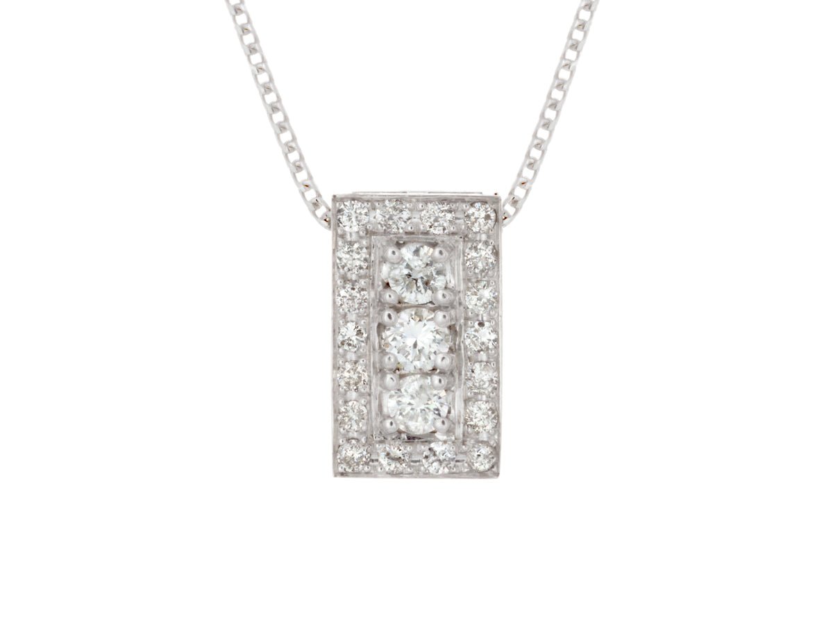 Art Deco Diamond Convertible Pendant - Pamela Lauz Jewellery