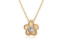 Blossom Dainty Diamond Gold Necklace - Pamela Lauz Jewellery