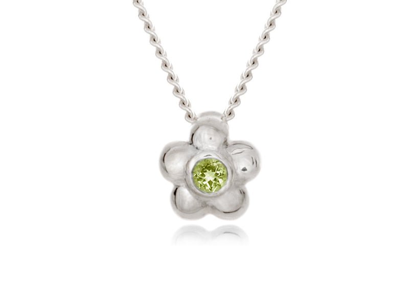 Blossom Dainty Peridot Necklace - Pamela Lauz Jewellery