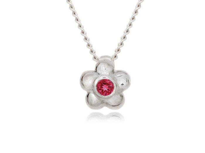 Blossom Dainty Ruby Necklace - Pamela Lauz Jewellery