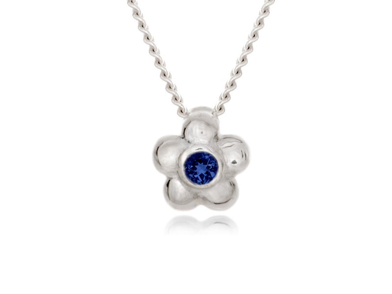 Blossom Dainty Sapphire Necklace - Pamela Lauz Jewellery