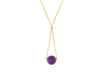 Chandelier Amethyst Dainty Necklace - Pamela Lauz Jewellery