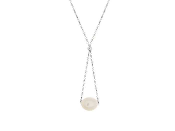 Chandelier White Pearl Dainty Necklace - Pamela Lauz Jewellery