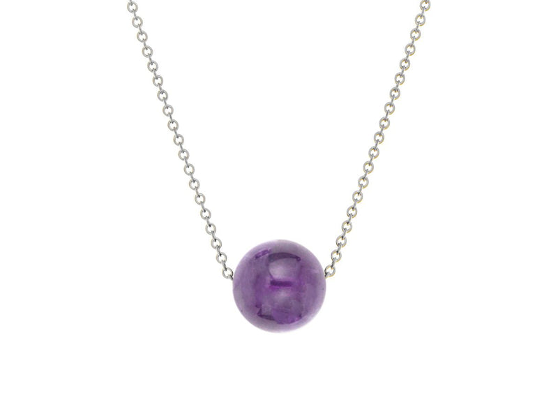 Element Amethyst Slide Necklace - Pamela Lauz Jewellery