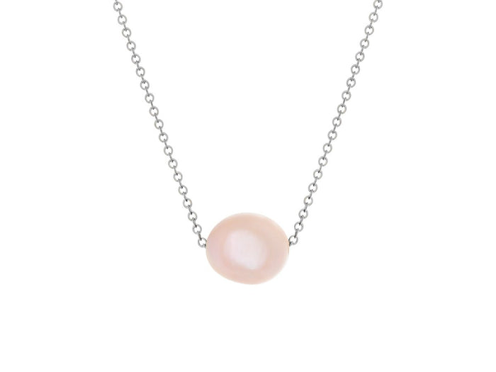 Element Pink Pearl Slide Necklace - Pamela Lauz Jewellery