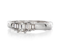 Emerald-cut Diamond Baguette Ring - Pamela Lauz Jewellery