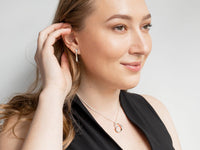 Grass Twist Bar Small Stud Earrings - Pamela Lauz Jewellery
