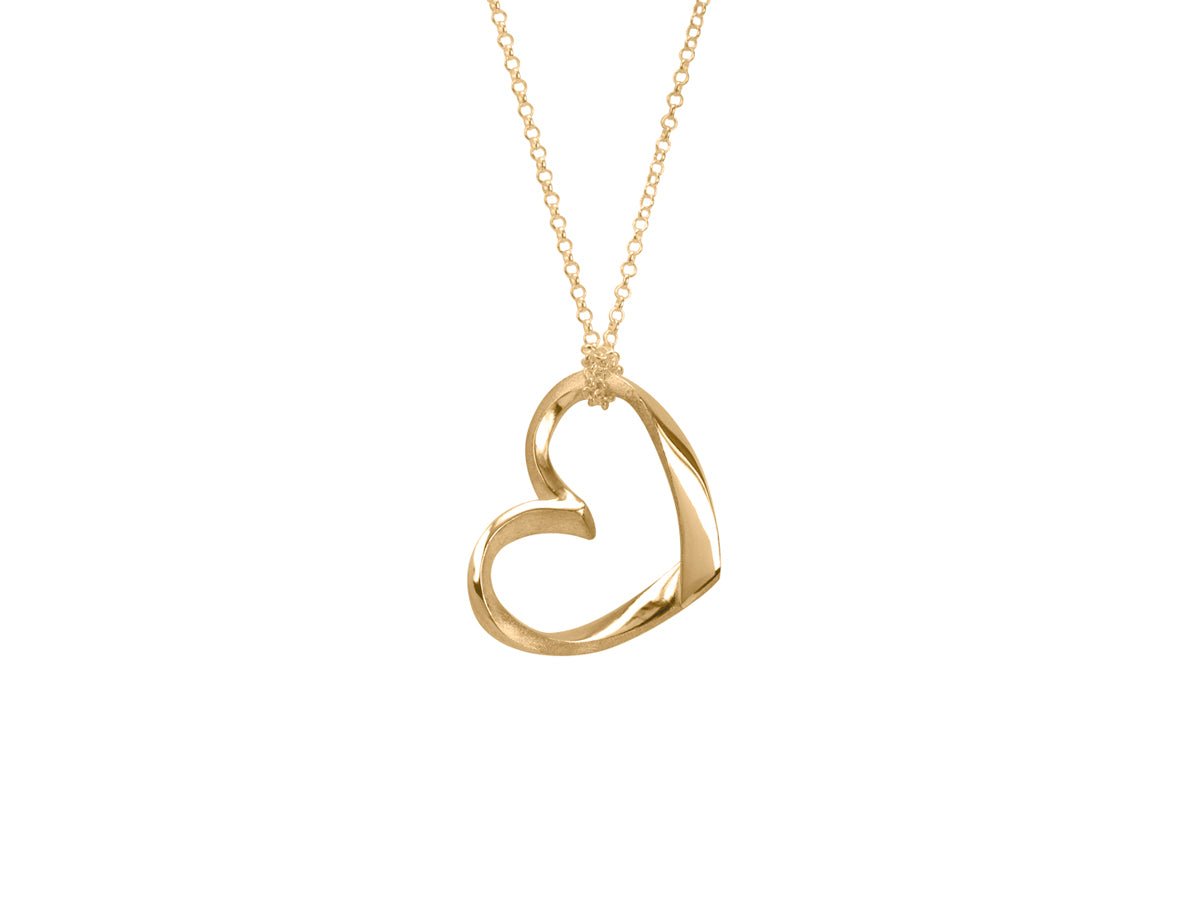 Hearts Small Open Necklace – Pamela Lauz Jewellery