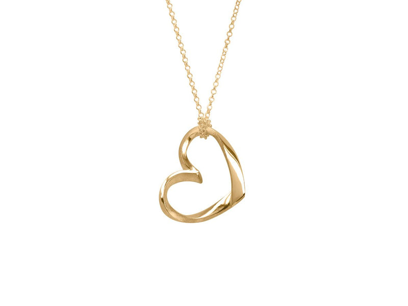 Hearts Small Open Heart Necklace - Pamela Lauz Jewellery