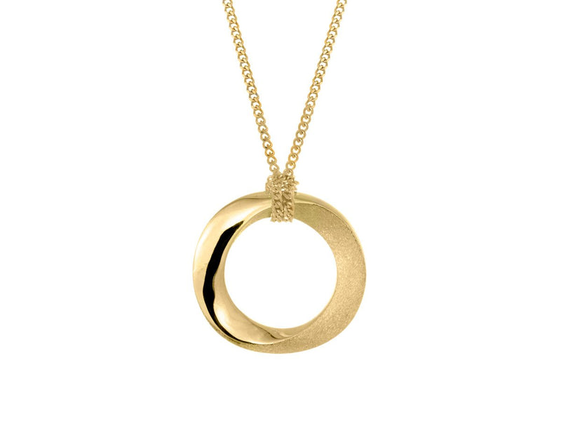 Infinity Medium Open Circle Necklace - Pamela Lauz Jewellery