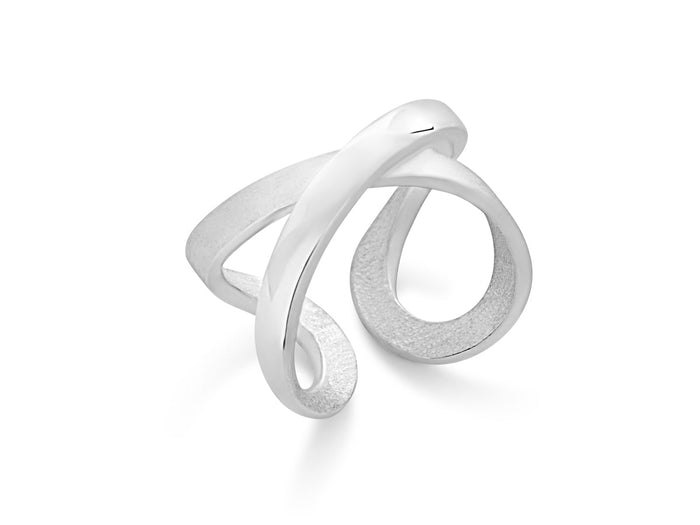 Infinity Twist Spinning Ring - Pamela Lauz Jewellery