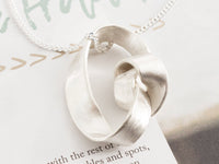 Lasso Grand Silver Love Knot Necklace - Pamela Lauz Jewellery