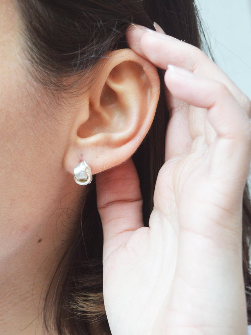 Lasso Medium Love Knot Stud Earrings - Pamela Lauz Jewellery