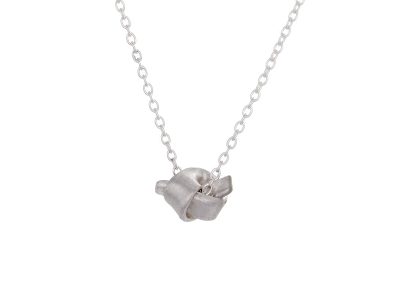 Lasso Small Love Knot 14K Gold Necklace - Pamela Lauz Jewellery