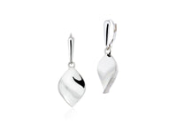 Laurel Solid Leaf Drop Earrings - Pamela Lauz Jewellery